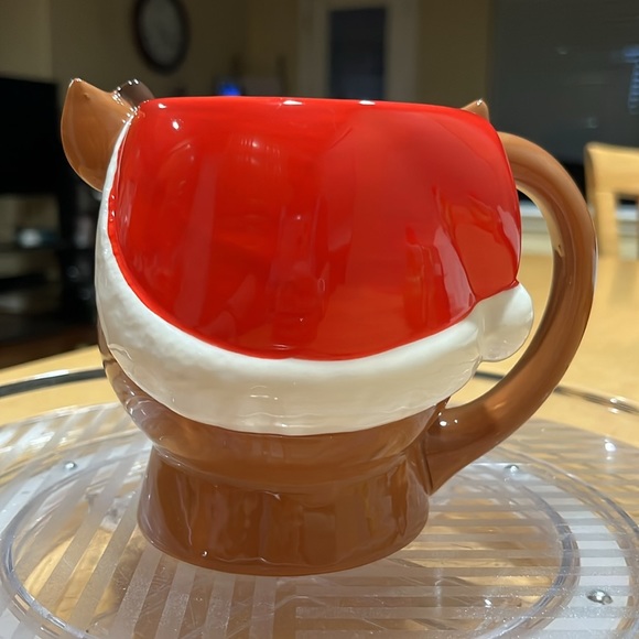 Rudolph the red nose reindeer ceramic mug - Picture 4 of 5